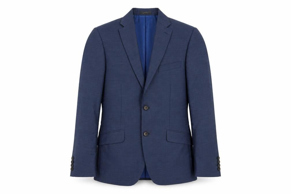 Marks & Spencer Mens Blue Wool Jacket Blazer Size 36 Regular