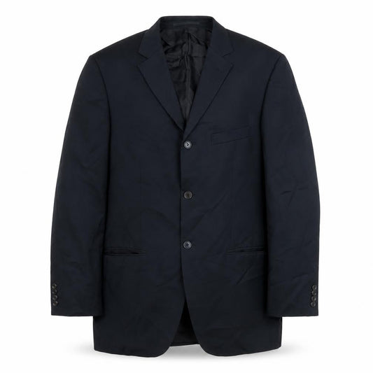 Lanificio Cerruti Mens Blue Wool Jacket Blazer Size 40 Big & Tall