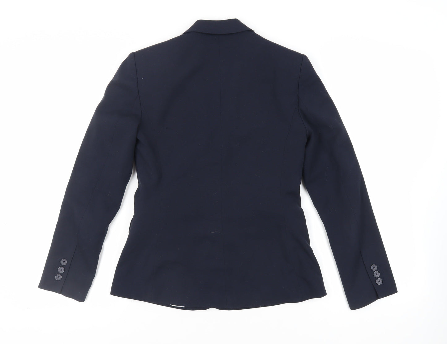 Marks and Spencer Womens Blue Jacket Blazer Size 8 Button