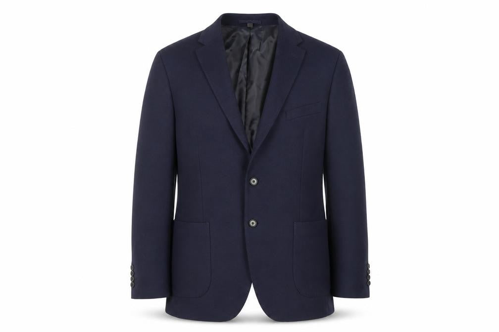 Marks & Spencer Mens Blue Polyamide Jacket Blazer Size 46 Regular
