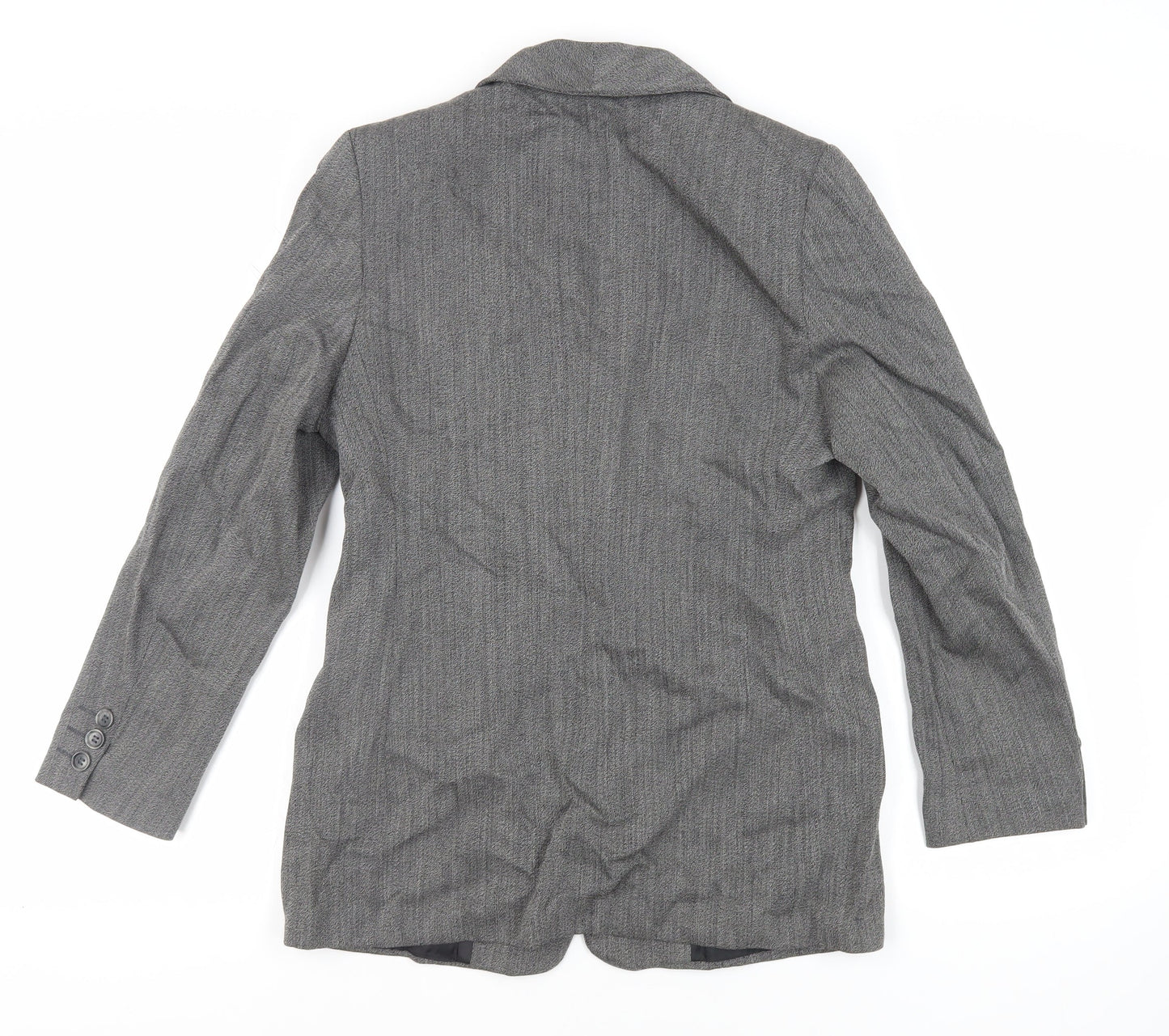 Marks and Spencer Womens Grey Jacket Blazer Size 10 Button
