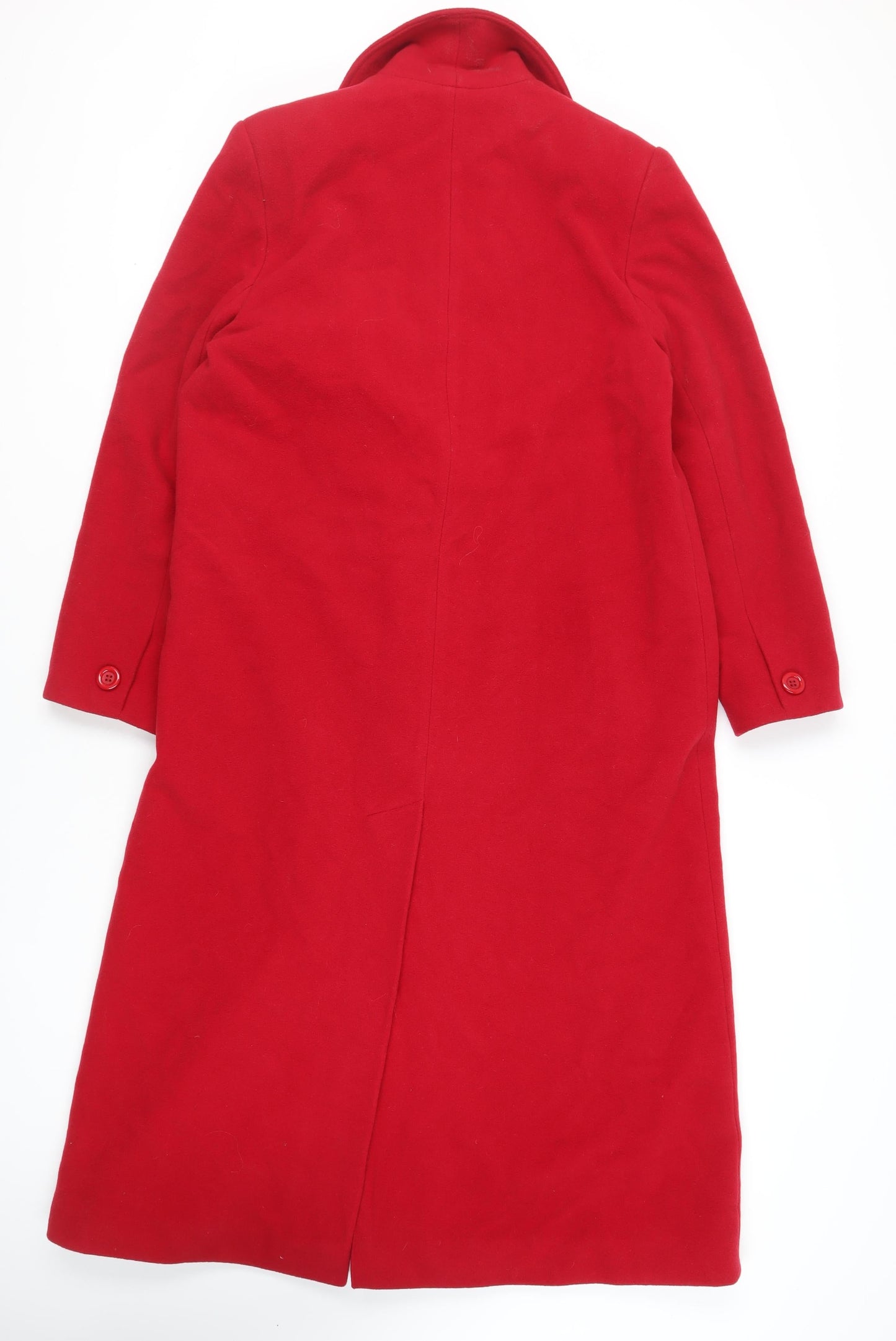 Paul Separates Womens Red Overcoat Coat Size 14 Button