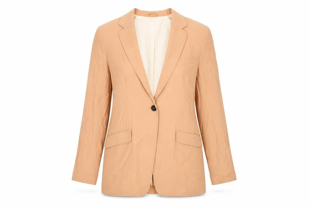H&M Womens Pink Jacket Blazer Size 14 Button