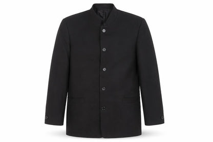 Old Ireland Mens Black Polyester Jacket Suit Jacket Size 38 Regular