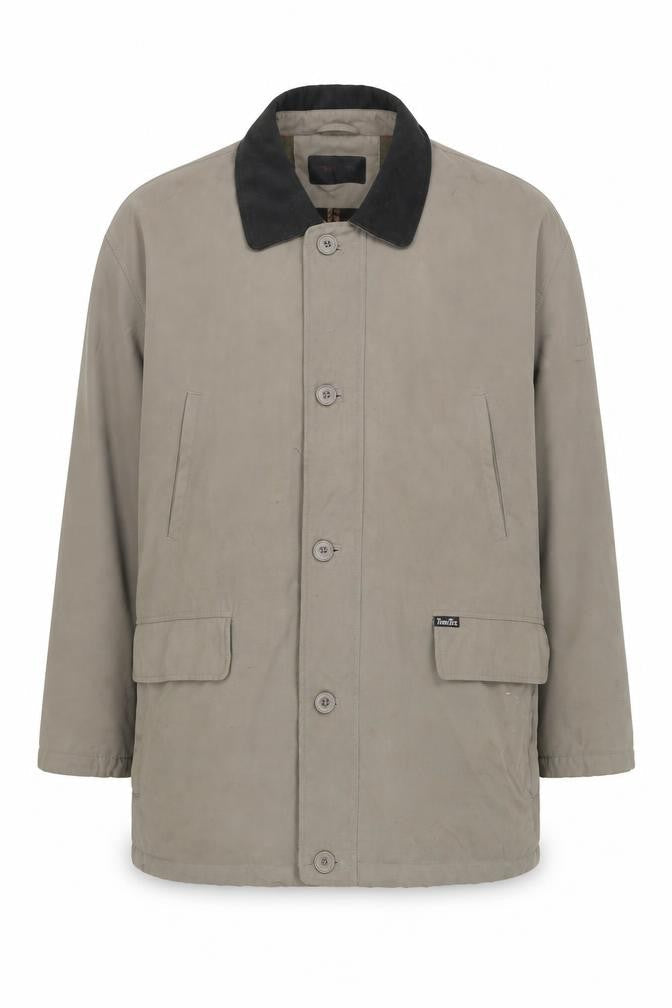Douglas Mens Brown Pea Coat Coat Size 46 Button