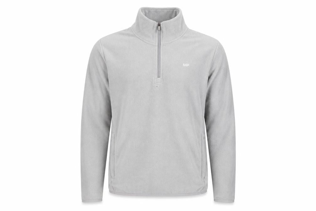MP Mens Grey Polyester Pullover Sweatshirt Size M - Zipped Pockets