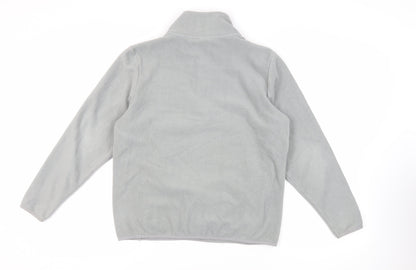 Myprotein Mens Grey Polyester Pullover Sweatshirt Size M - Zipped Pockets
