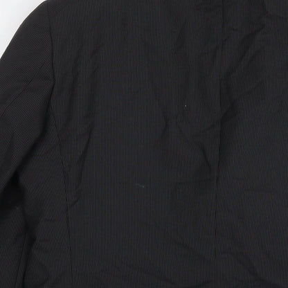 Next Mens Black Wool Jacket Suit Jacket Size 38 Regular
