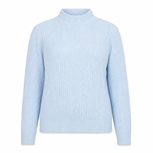 Divided by H&M Womens Blue Round Neck Acrylic Pullover Jumper Size M