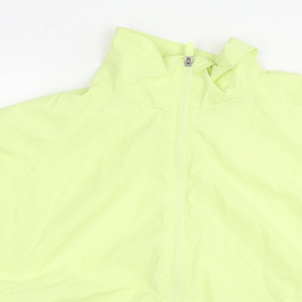 Marks and Spencer Womens Yellow Jacket Size 12 Zip
