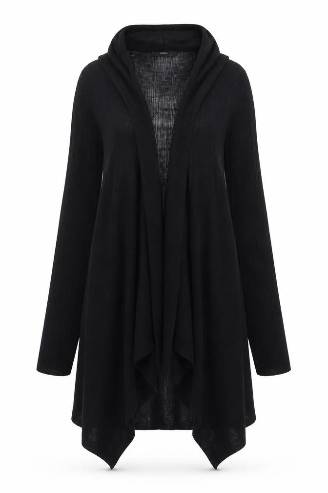 Marks & Spencer Womens Black V-Neck Polyester Cardigan Jumper One Size