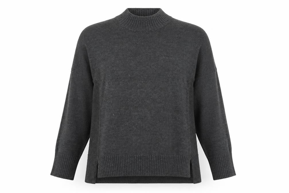 NEXT Womens Grey Round Neck Acrylic Pullover Jumper Size M