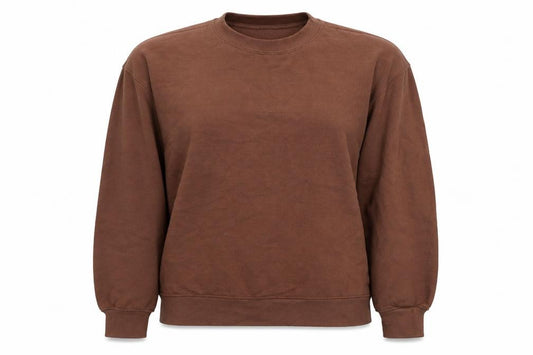 Zara Womens Brown Cotton Pullover Sweatshirt Size S Pullover