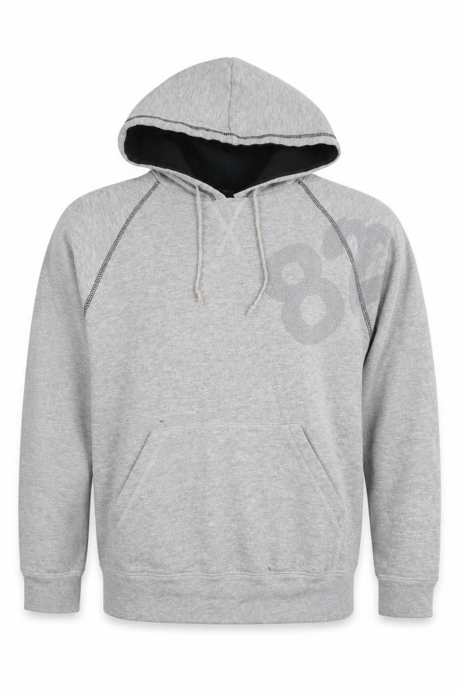 UrbanSpirit Mens Grey Cotton Pullover Hoodie Size S - 82