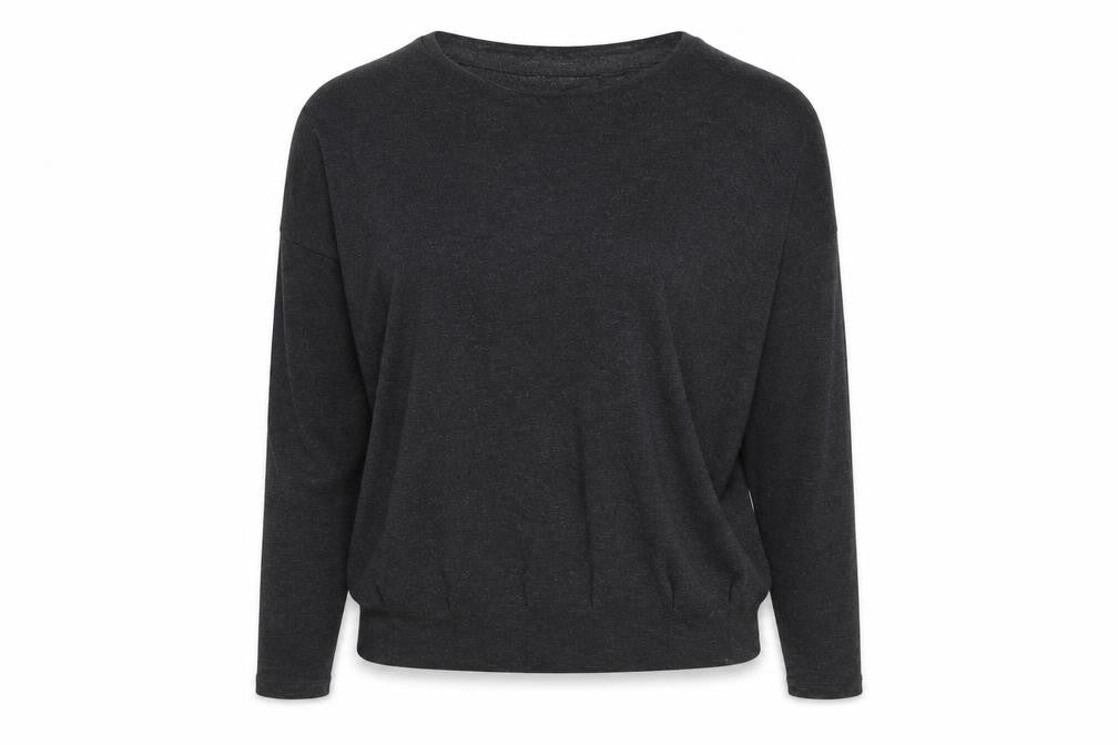 NEXT Womens Grey Round Neck Polyester Pullover Jumper Size 12