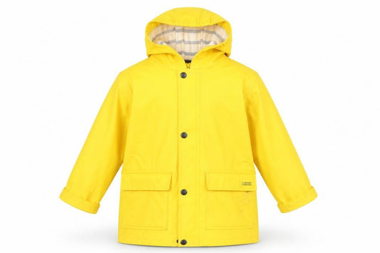 Captain Corsaire Girls Yellow Rain Coat Coat Size 2 Years Zip