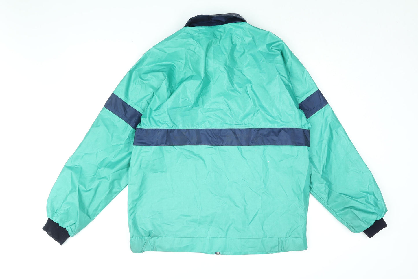 Stylo Matchmakers Mens Green Jacket Coat Size L Zip