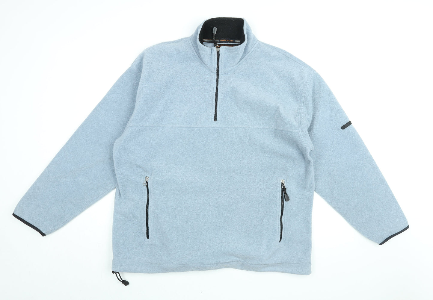 systemtec Mens Blue Polyester Pullover Sweatshirt Size L