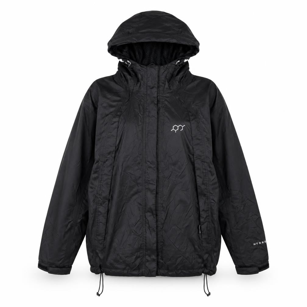 Technicals Womens Black Rain Coat Coat Size 10 Zip