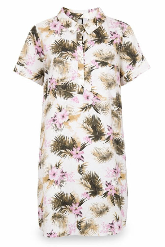 KUT from the Kloth Womens Multicoloured Floral Lyocell Shirt Dress Size M Collared Pullover