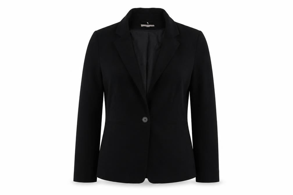 H&M Womens Black Jacket Size 10 Button