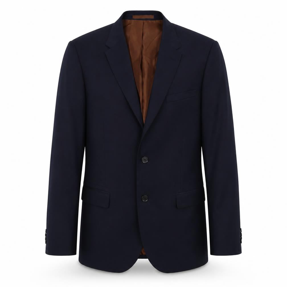 River Island Mens Blue Polyester Jacket Suit Jacket Size 42 Regular