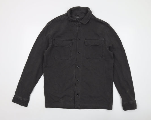 Marks and Spencer Mens Grey Jacket Size M Button