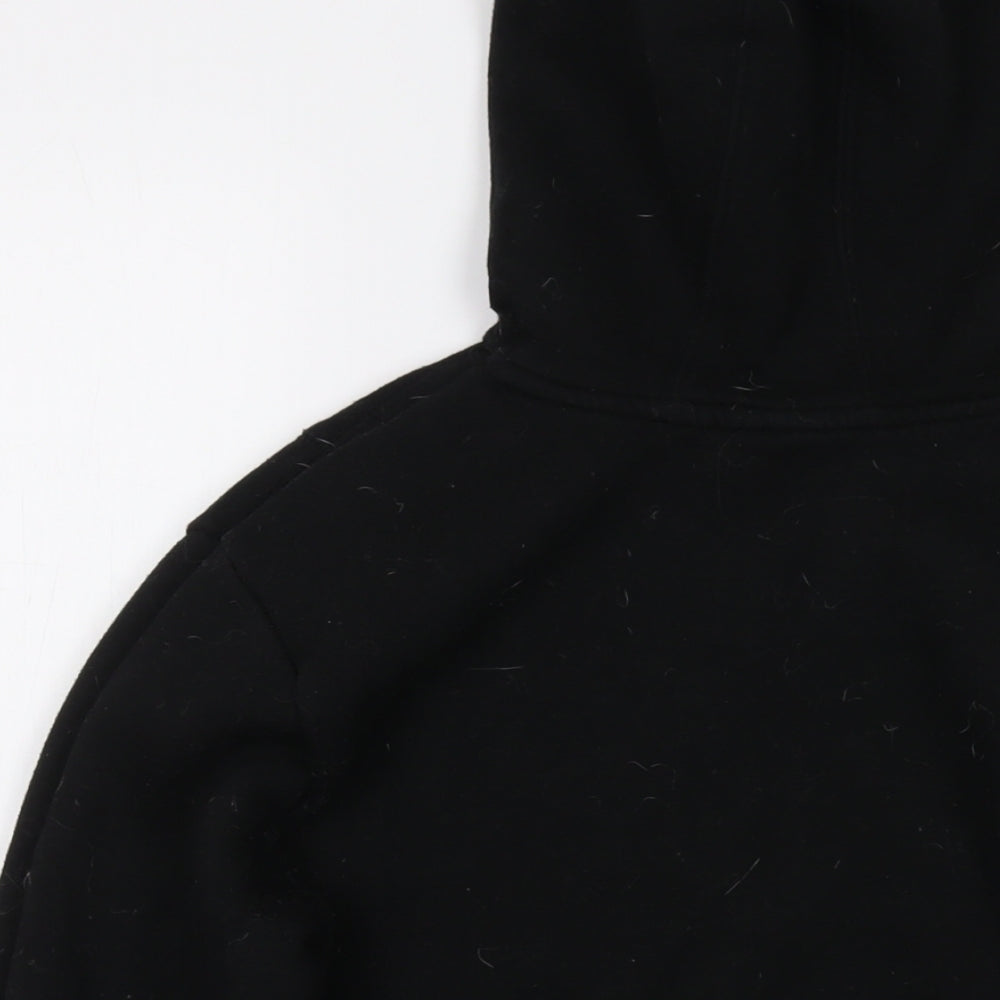 Slazenger Boys Black Polyester Pullover Hoodie Size 11-12 Years Pullover