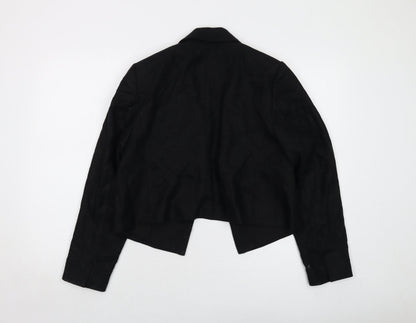 Marks & Spencer Womens Black Jacket Size 12 Button