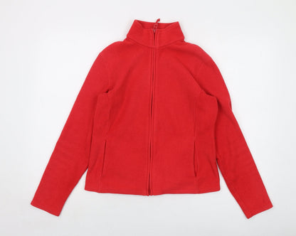 Marks & Spencer Womens Red Jacket Size 12 Zip