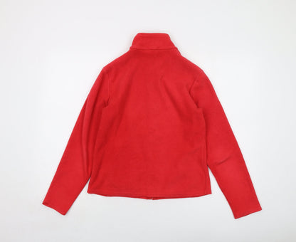 Marks & Spencer Womens Red Jacket Size 12 Zip