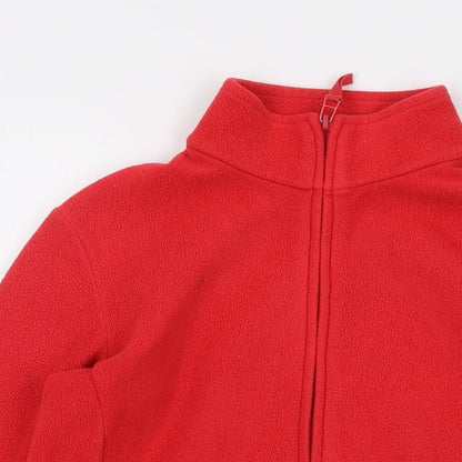 Marks & Spencer Womens Red Jacket Size 12 Zip