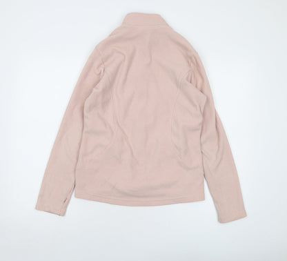 Marks & Spencer Womens Pink Jacket Size 10 Zip