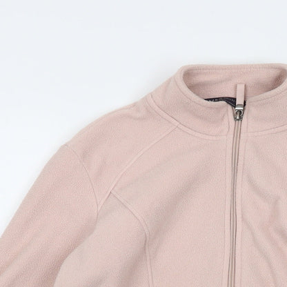Marks & Spencer Womens Pink Jacket Size 10 Zip