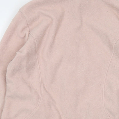 Marks & Spencer Womens Pink Jacket Size 10 Zip