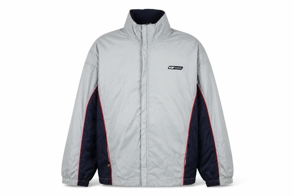 Reebok Mens Blue Jacket Size XL Zip - Logo