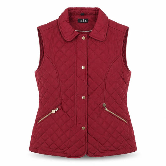 David Barry Womens Pink Gilet Jacket Size 14 Zip - Zip Pockets