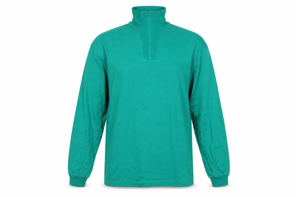 St Michael Mens Green Cotton Pullover Sweatshirt Size M