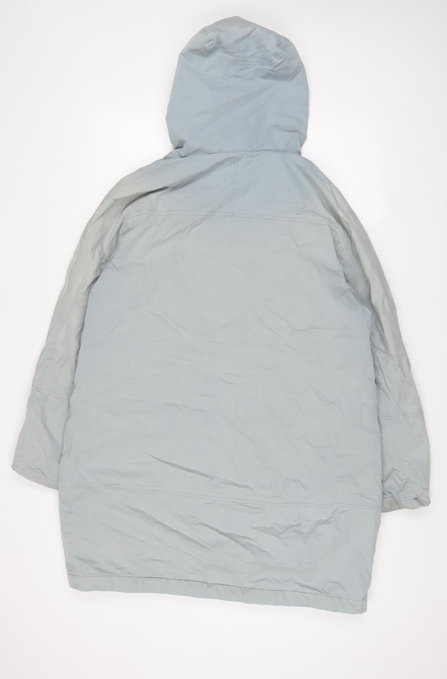 Rain Womens Blue Jacket Coat Size 14 Zip