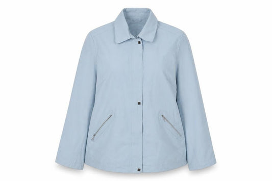 Katherine Hamnett Womens Blue Jacket Size 18 Zip