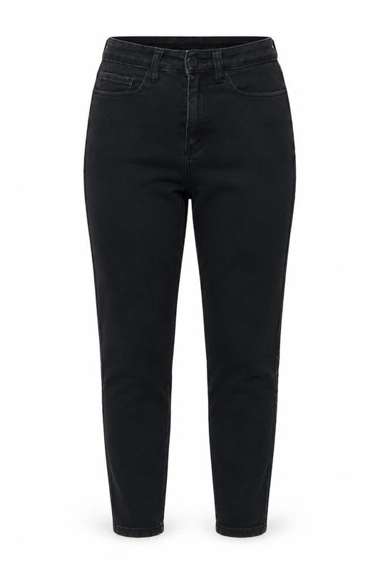 Otto Womens Black Cotton Blend Tapered Jeans Size 22 in L26 in Regular Zip