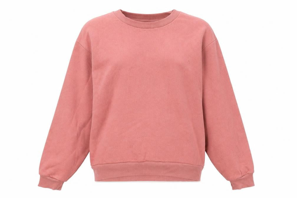 Cozi Womens Pink Polyester Pullover Sweatshirt Size M