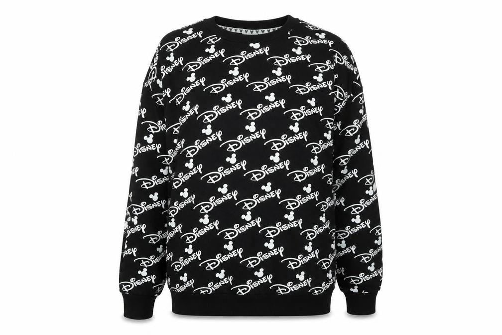Disney Womens Black Polyester Pullover Sweatshirt One Size - Size 2XS - Disney