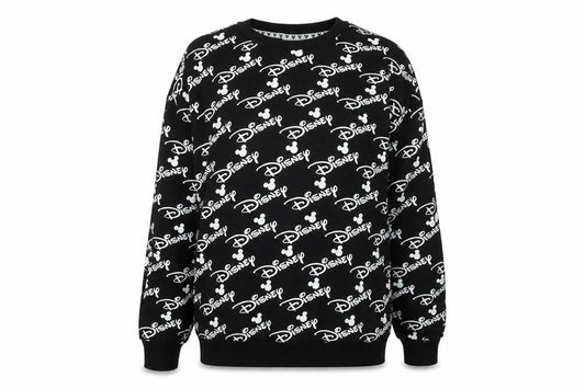 Disney Womens Black Polyester Pullover Sweatshirt One Size - Size 2XS - Disney