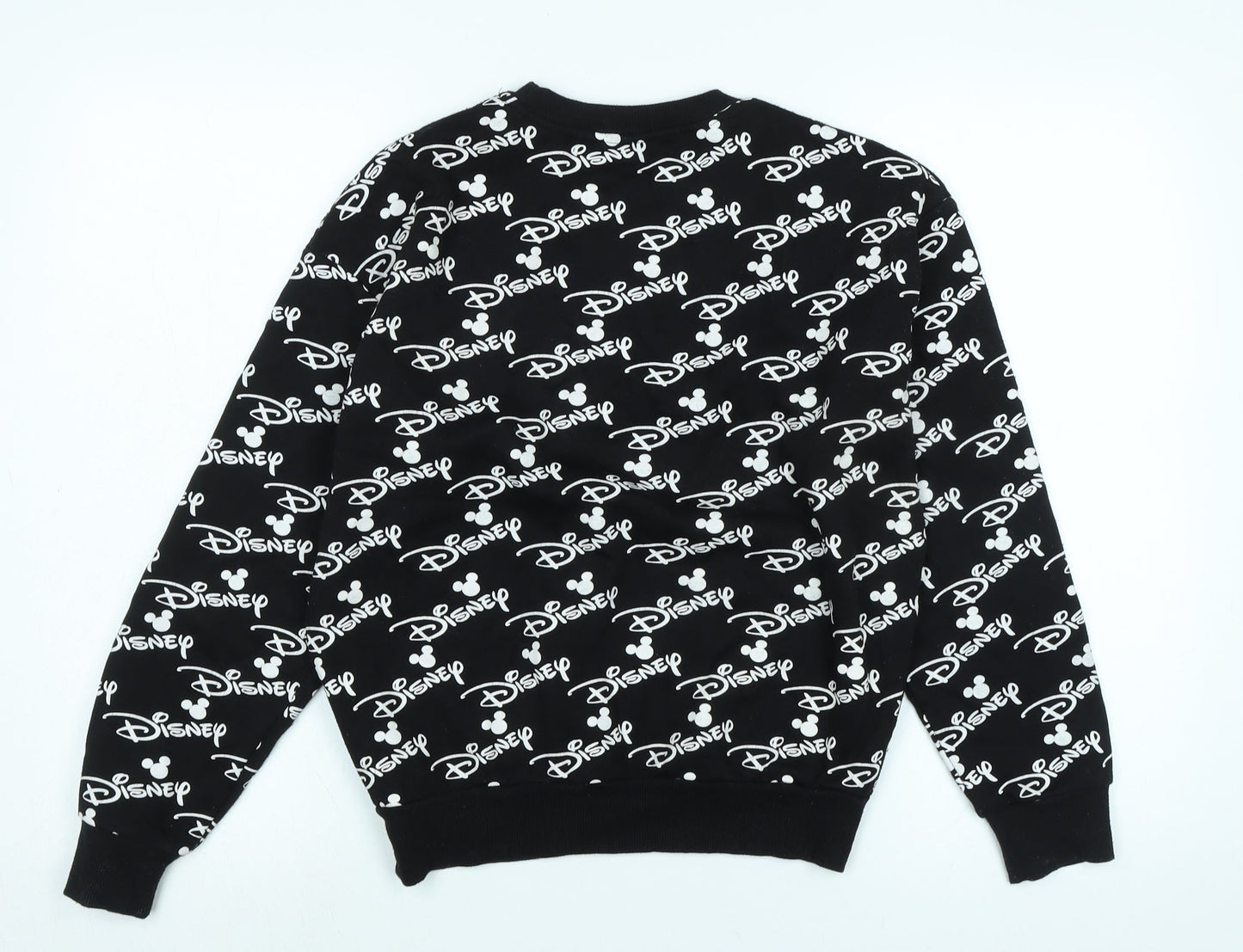Disney Womens Black Polyester Pullover Sweatshirt One Size - Size 2XS - Disney