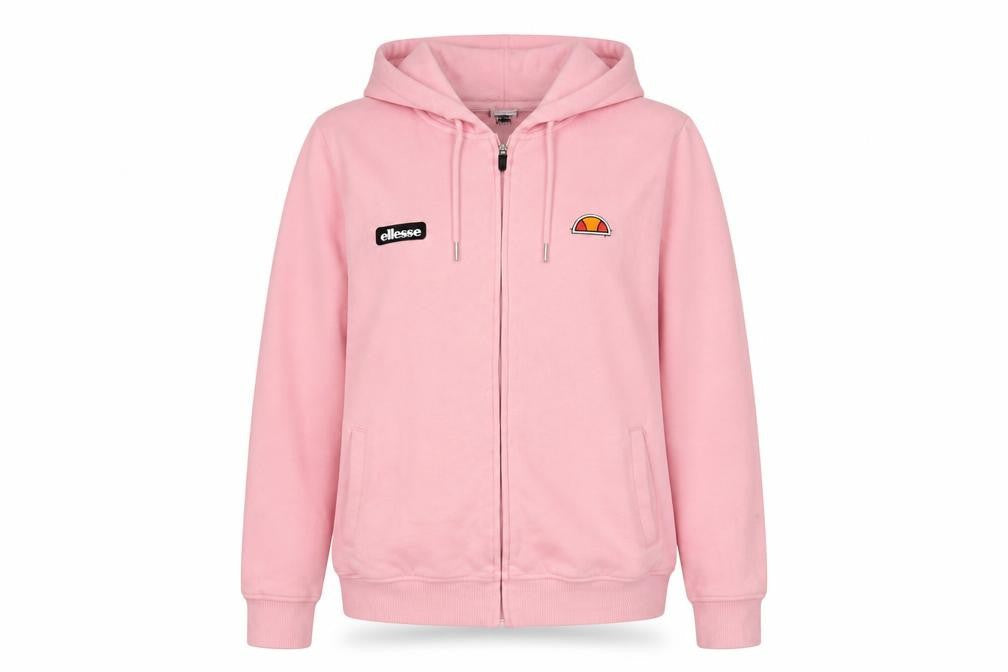 ellesse Womens Pink Jacket Size 12 Zip - Logo - Ellesse