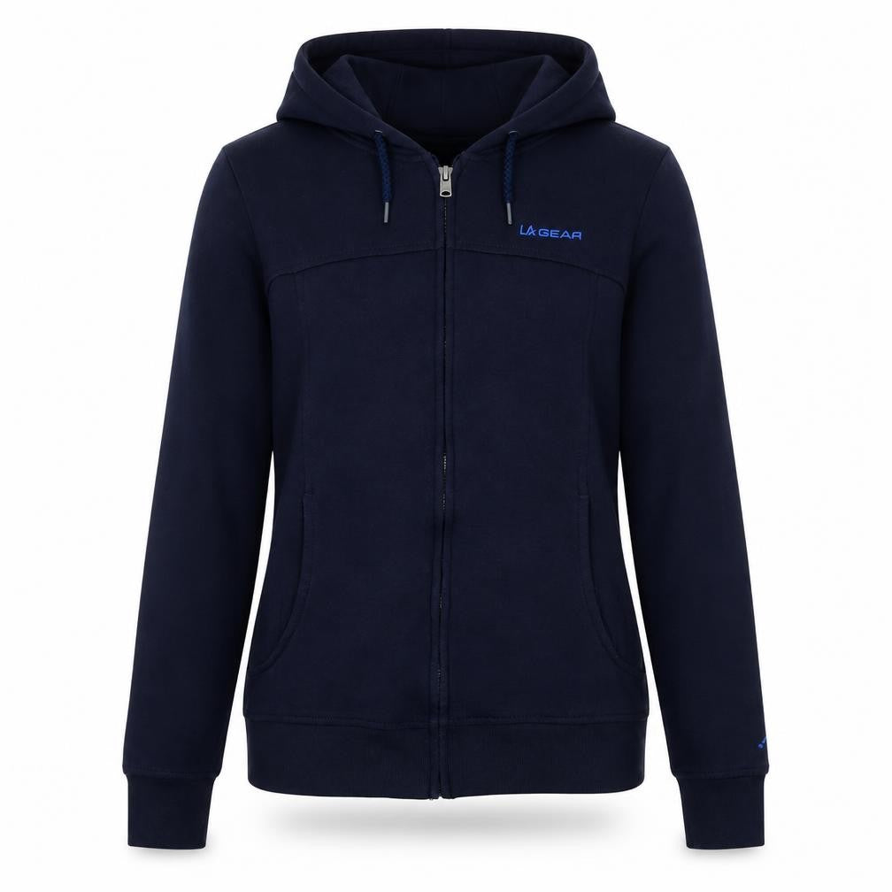 LA Gear Womens Blue Jacket Size 6 Zip - Logo