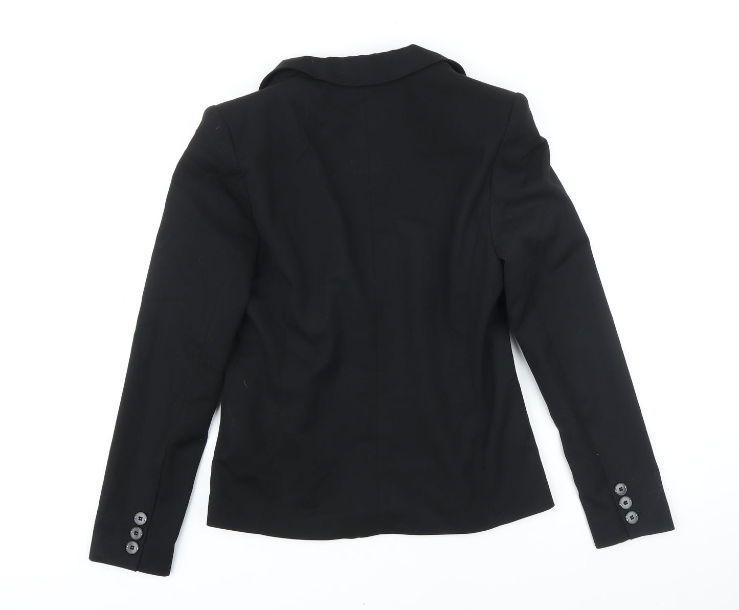 NEXT Womens Black Jacket Blazer Size 10 Button