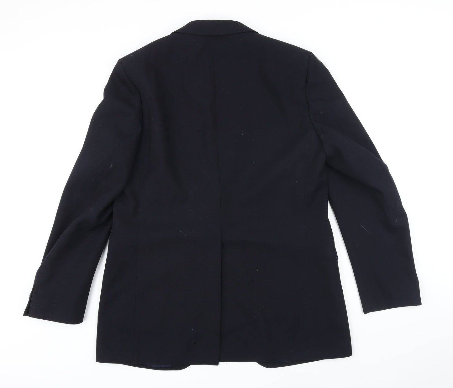 Trevira Mens Blue Polyester Jacket Blazer Size 54 Regular
