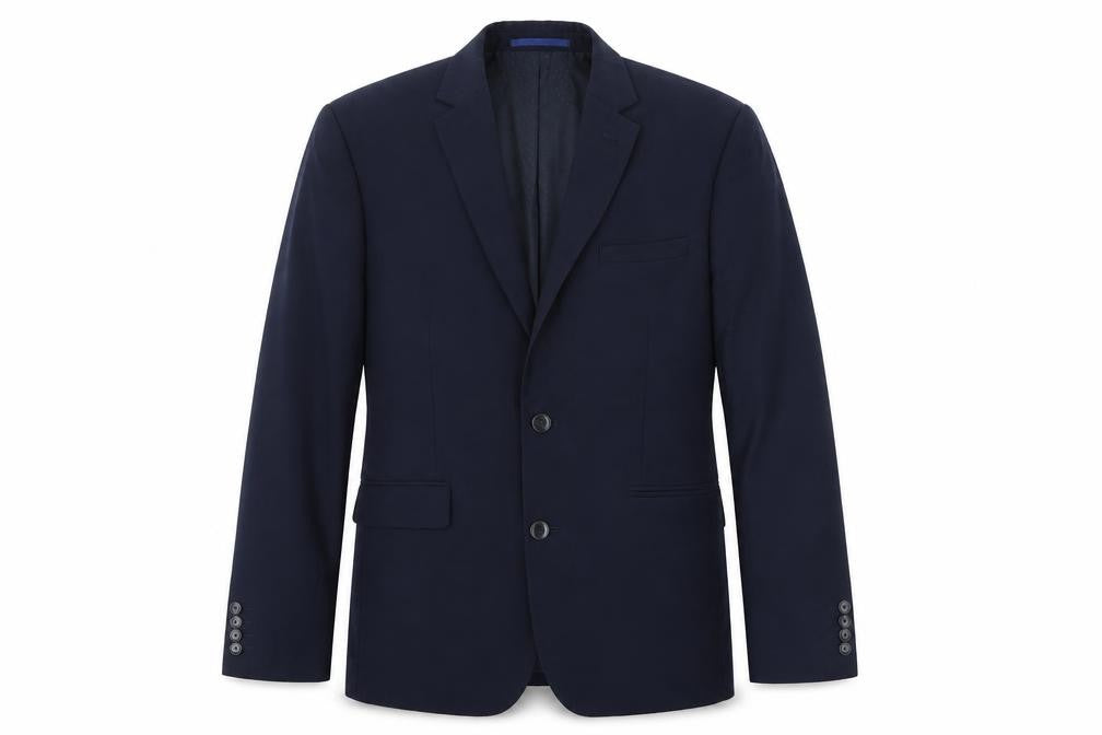 Burton Mens Blue Polycarbamide Jacket Blazer Size 40 Regular